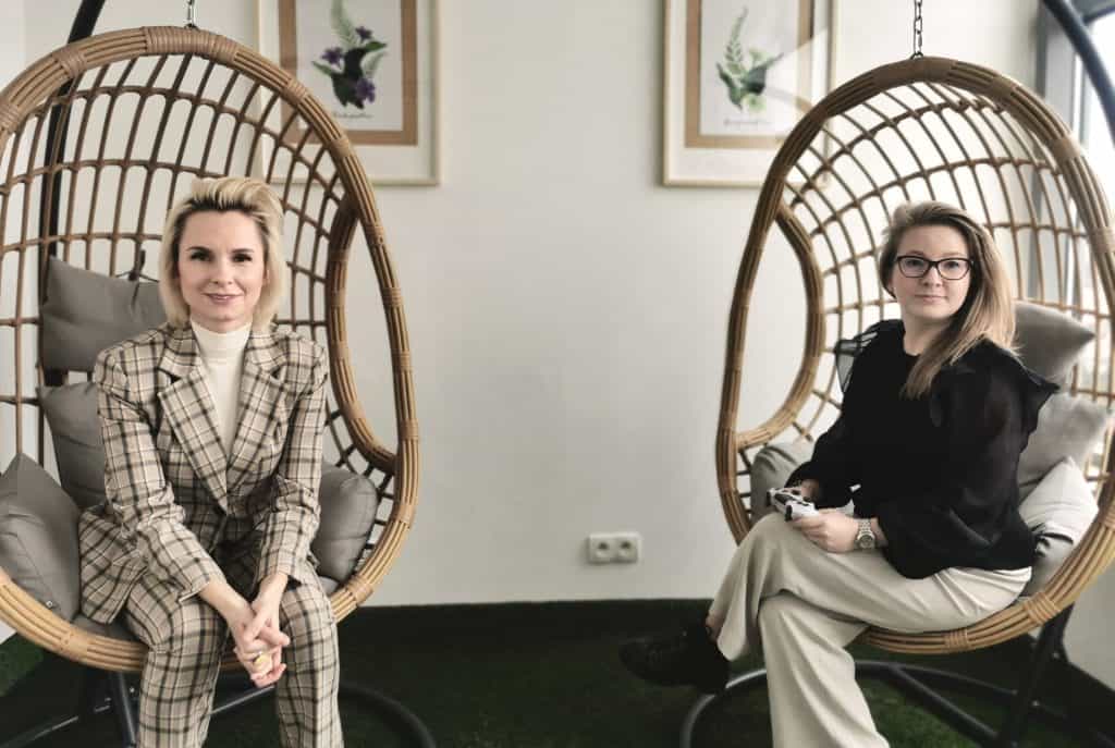 Aga Myśliwczyk i Kasia Krzyżanowska