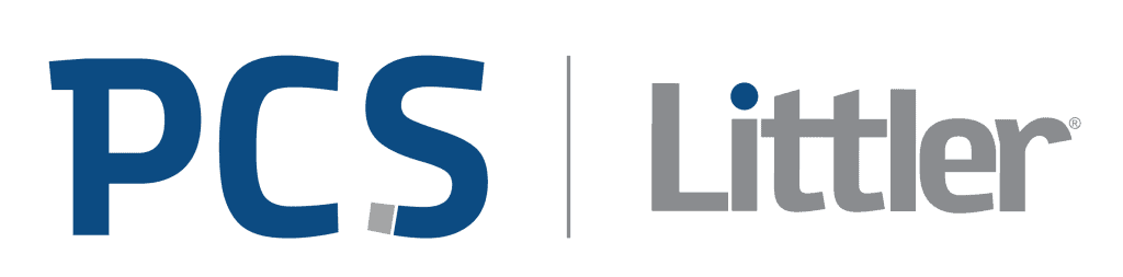 Logo firm PCS i Littler
