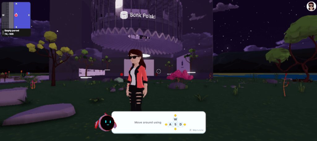 Przestrzeń metaversowa PKO