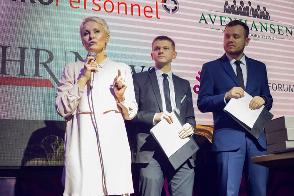 Zdjęcie z ceremonii wręczenia nagród Perły HR 2016