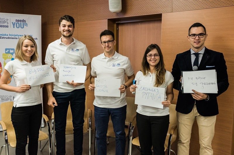 Zdjęcie jest ilustracją do artykułu: Inicjatywa Na Rzecz Zatrudniania Ludzi Młodych – Nestlé needs YOUth