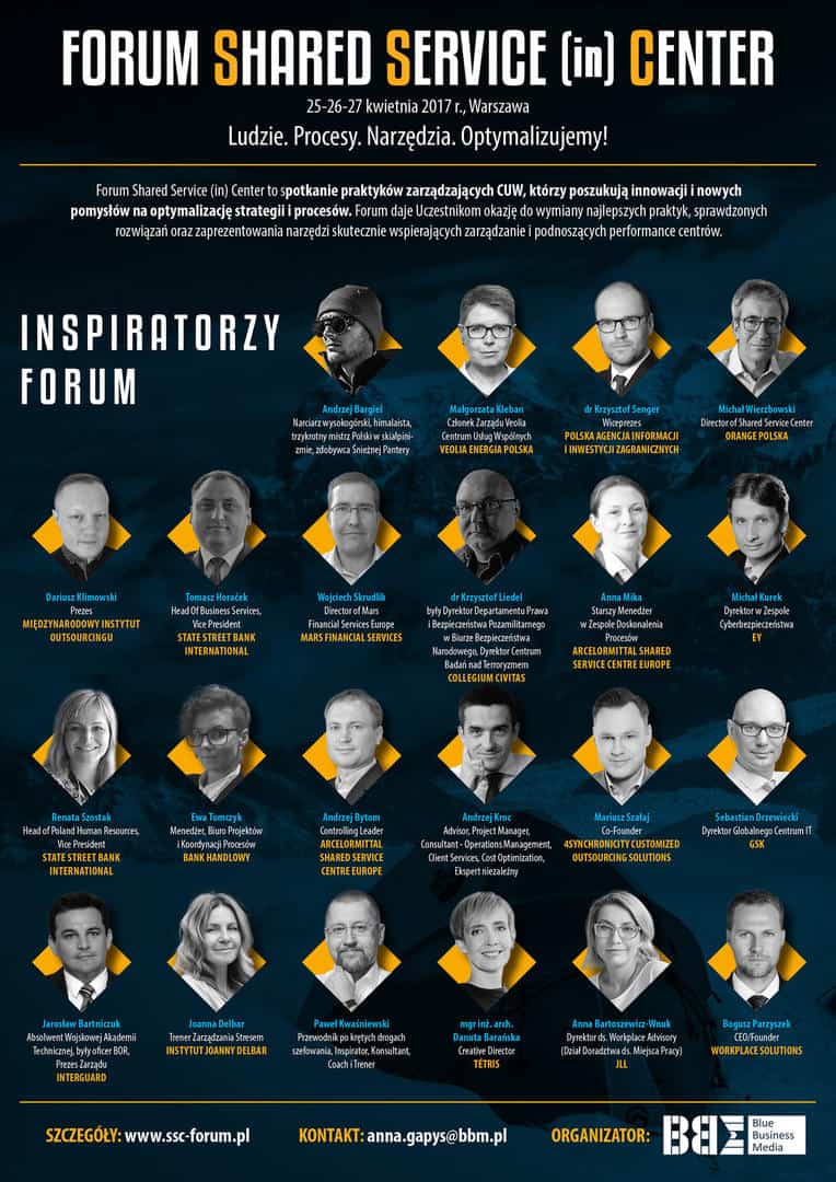 Zdjęcie jest ilustracją do artykułu: Forum Shared Service [in] Center!