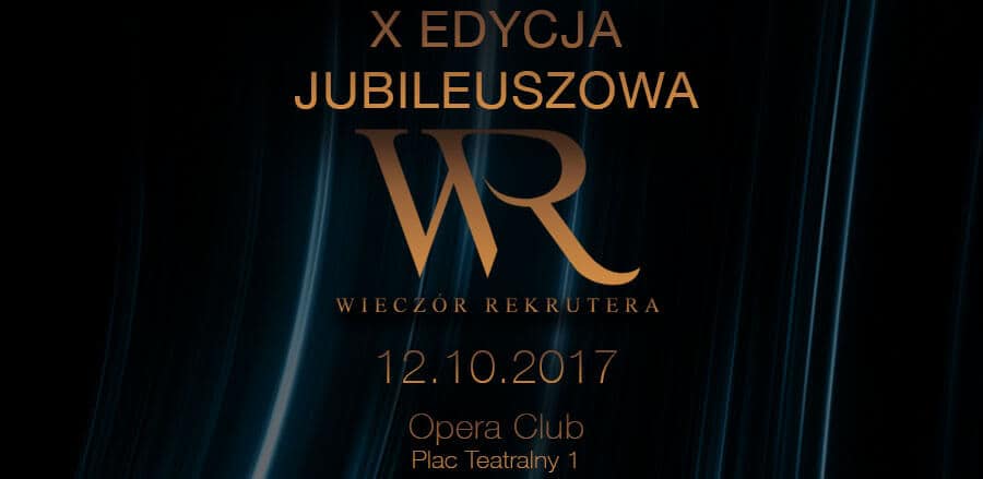 Ilustracja do artykułu: 10 jubileuszowa edycja Wieczoru Rekrutera już w październiku!