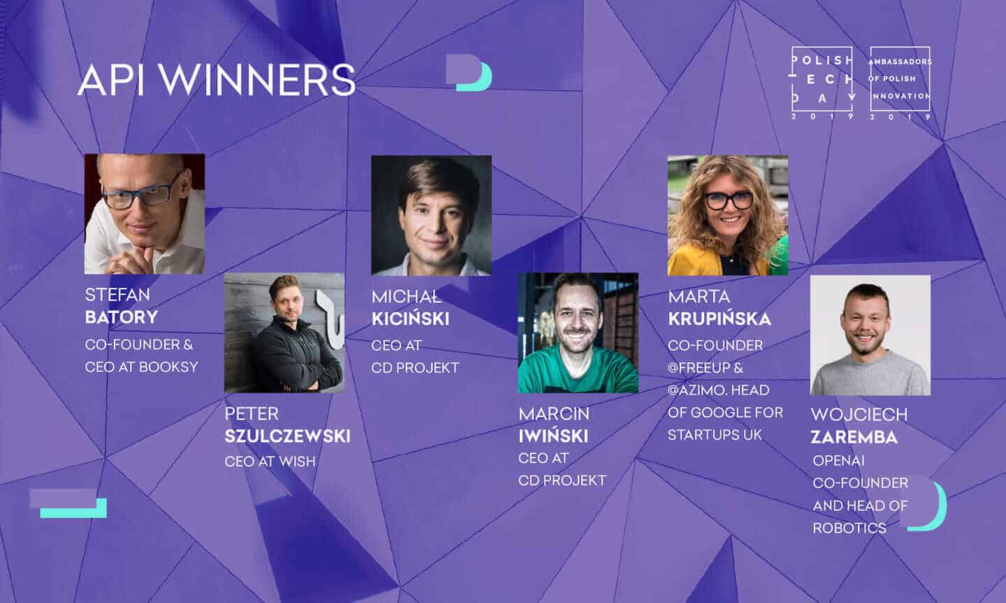 Zdjęcia nagrodzonych podczas "Polish Tech Day" w Londynie