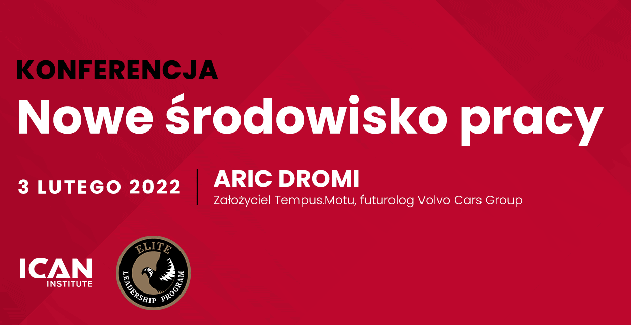 Na obrazku znajdują się informacje organizacyjne na temat Konferencji Elite Leadership