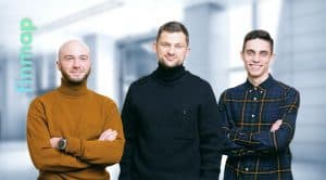 Zdjęcie jest ilustracją do artykułu: Ukraiński startup z branży Fintech podbija polski rynek. Historia Finmapu. Przedstawia założycieli FinMapu.