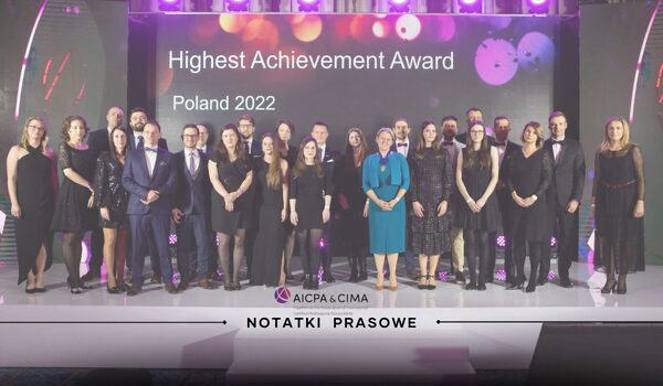 Wybitne osiągnięcia kandydatów do tytułu CGMA w Polsce wyróżnione przez AICPA & CIMA