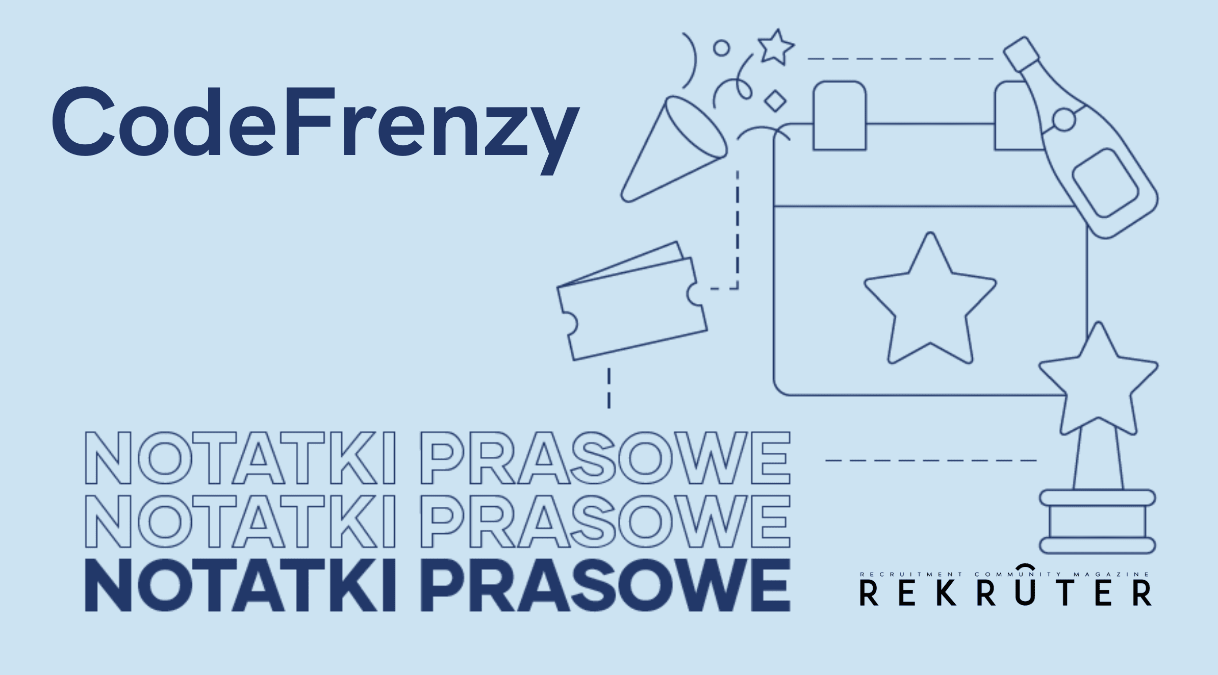 ilustracja do notki prasowej dla serii o CodeFrenzy