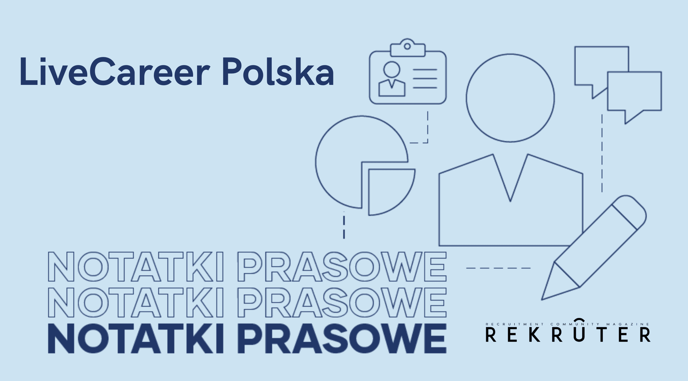 Ilustracja do notki prasowej na temat działalności LiveCareer Polska