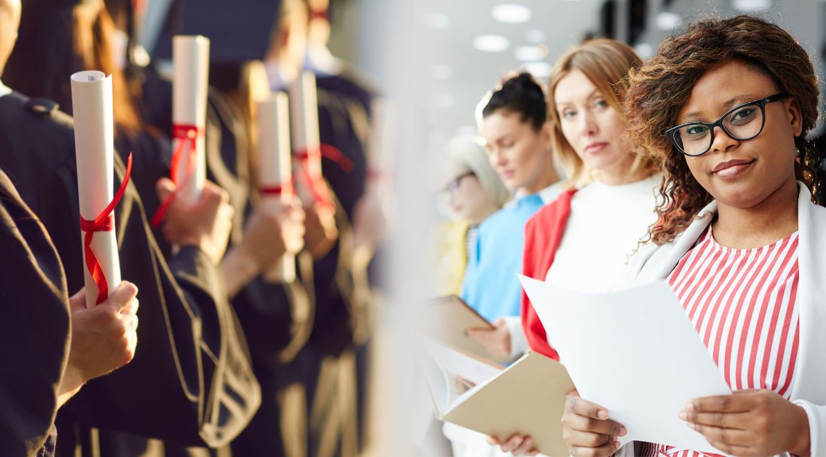 Illustration for the article entitled Recruitment Teams Work With Universities