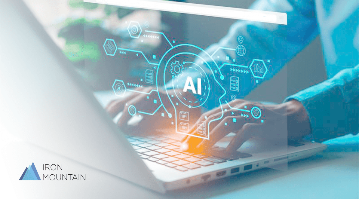 Ilustracja do artykułu pt. "Iron Mountain: jak globalny lider wykorzystuje AI do optymalizacji procesów?"