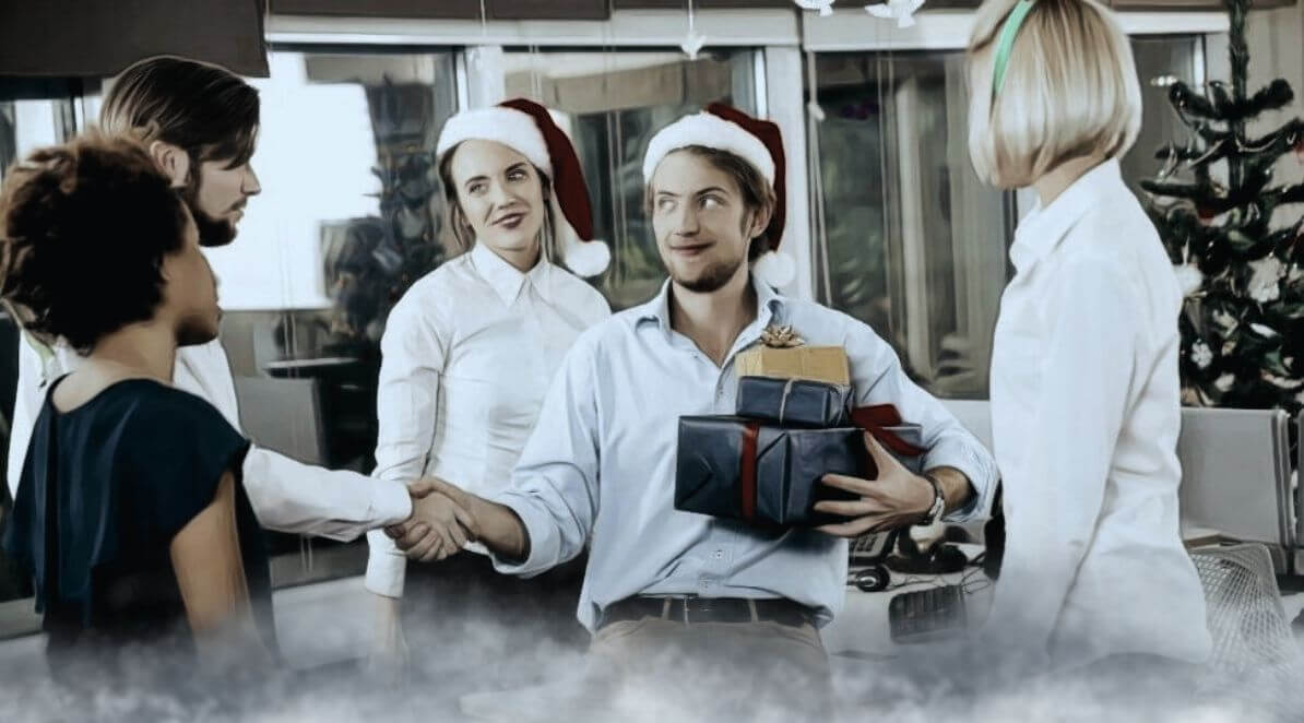 Ilustracja do artykułu "Świąteczne upominki w biznesie – co i jak wręczać pracownikom i partnerom?"
