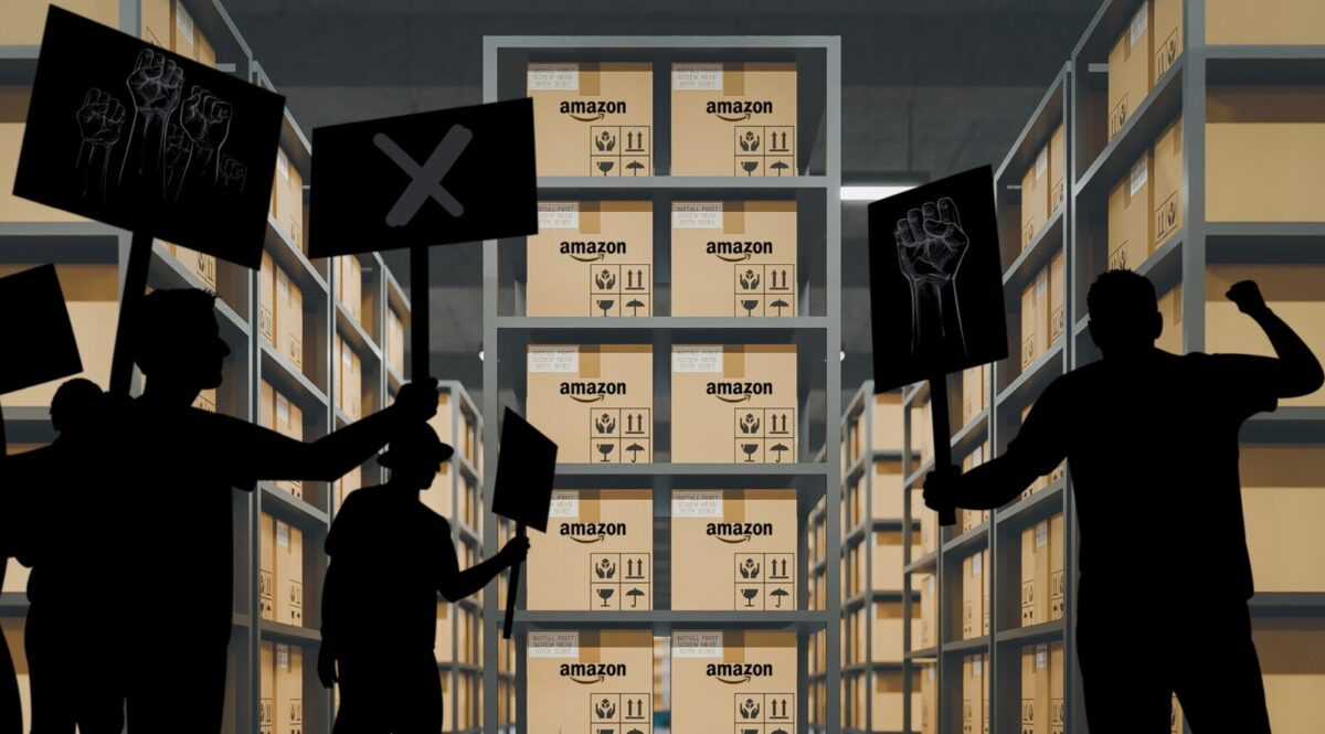 Ilustracja do artykułu pt. "Amazon przywróci do pracy zwolnioną działaczkę związkową?"