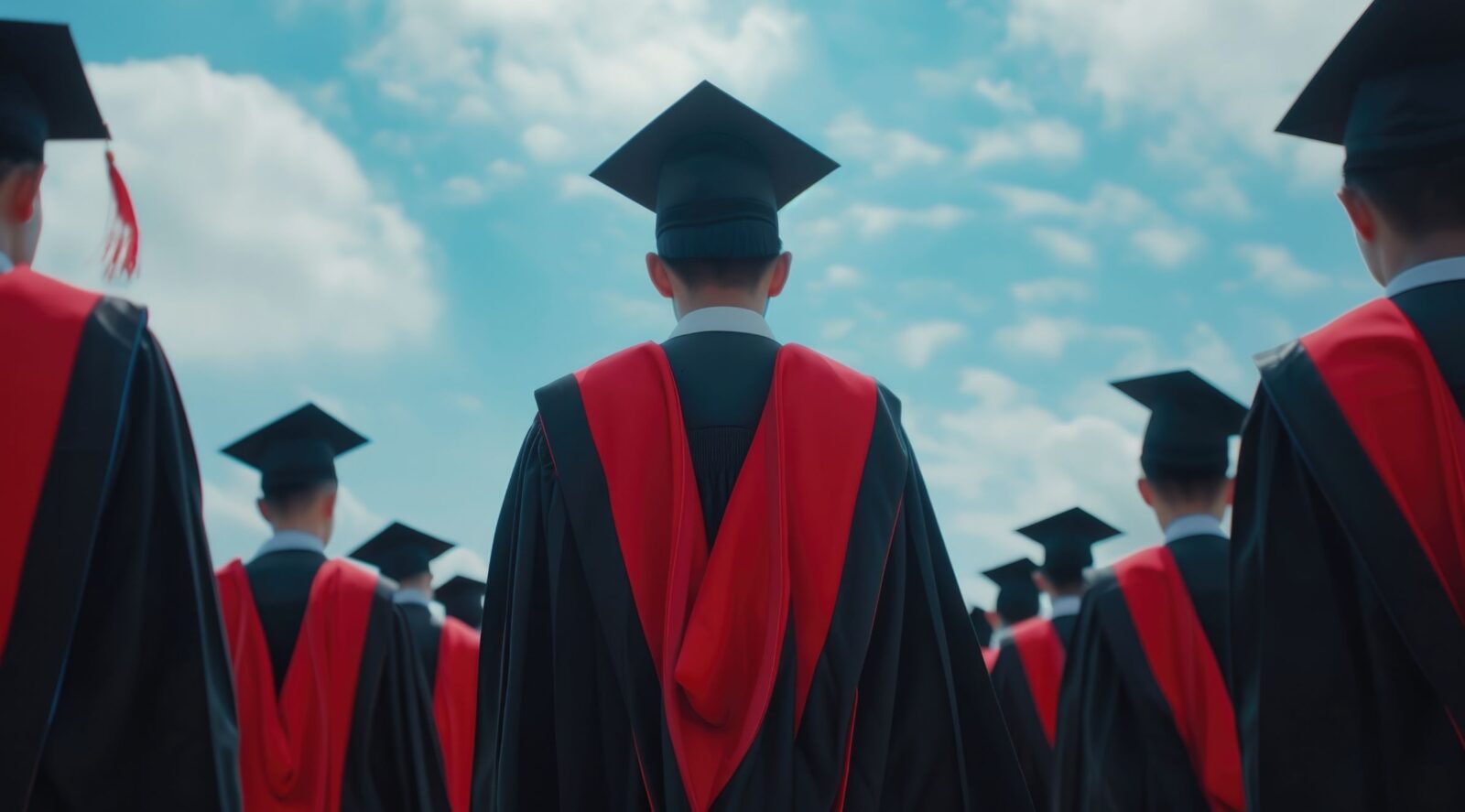 Illustration for the article entitled "Are Chinese Graduates Struggling to Find Jobs?"