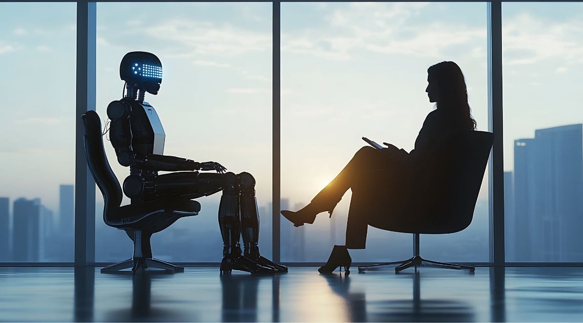 Ilustracja do artykułu pt. "Technologia kontra etyka: wyzwania związane z AI w zarządzaniu ludźmi"