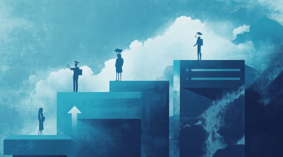 Ilustracja do artykułu pt. "Nowa waluta rynku pracy: jak reskilling i upskilling zmieniają biznes?"