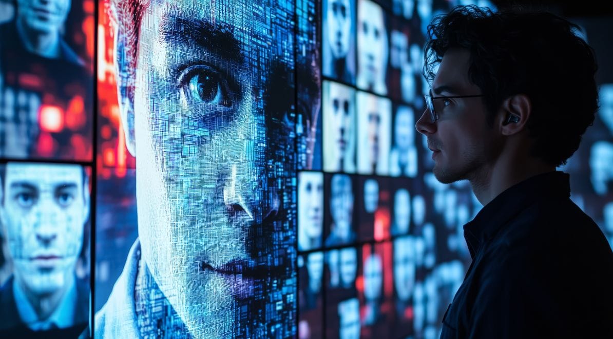 Ilustracja do artykułu pt. "Fałszywi kandydaci, prawdziwe zagrożenie: jak AI i deepfake zmieniają rekrutację"