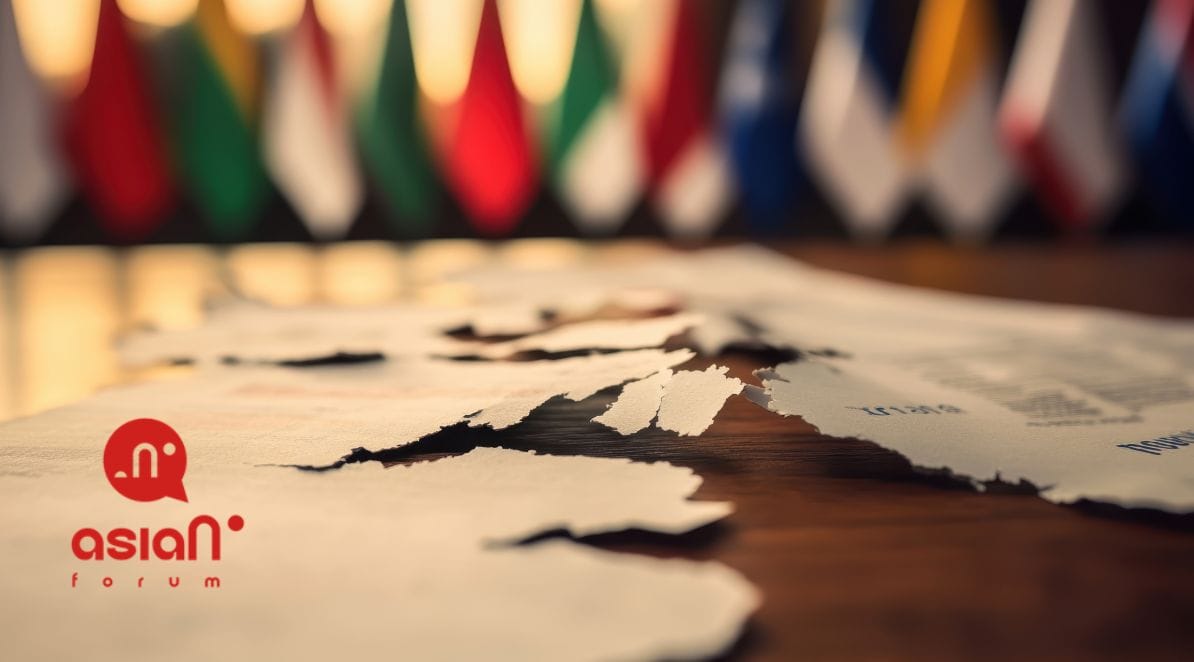 Ilustracja do notatki prasowej pt. "Mosty z Azji do Polski płoną przez chaos w polityce migracyjnej. Wspólne oświadczenie Związku Pracodawców Asian Forum i Partnerów"