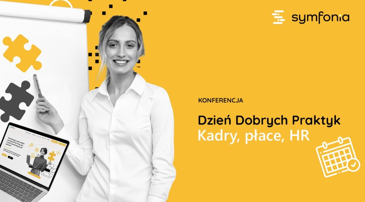 Ilustracja do notatki prasowej pt. Konferencje „Dzień Dobrych Praktyk – kadry, płace, HR