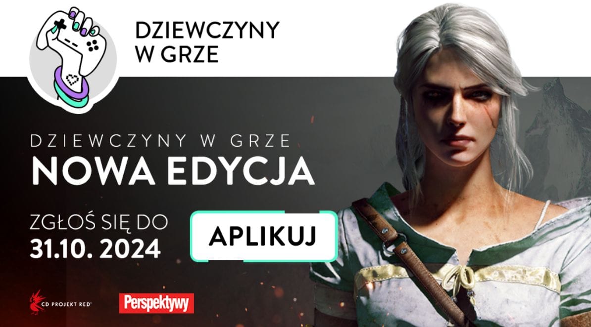 Ilustracja do notatki prasowej pt. "Dziewczyny w grze! — rusza IV edycja programu stypendialno-mentoringowego, który tworzy społeczność młodych kobiet w branży gamedev "