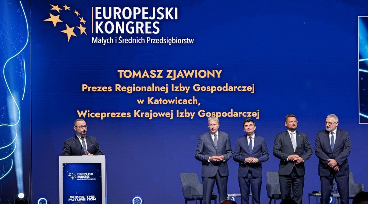 Ilustracja do artykułu pt. "Mniej ograniczeń, więcej narzędzi – wnioski po pierwszym dniu Europejskiego Kongresu MŚP w Katowicach"