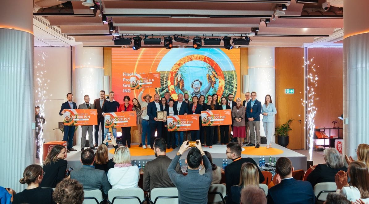 Ilustracja do notatki prasowej pt. "ING po raz szósty przekazał 1 mln zł na granty dla start-upów i młodych naukowców"