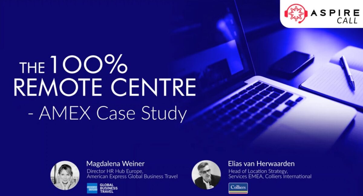 The graphic is an illustration for the article: "The Future of Work: Balancing Remote and Office-based Work" - ASPIRE Meeting