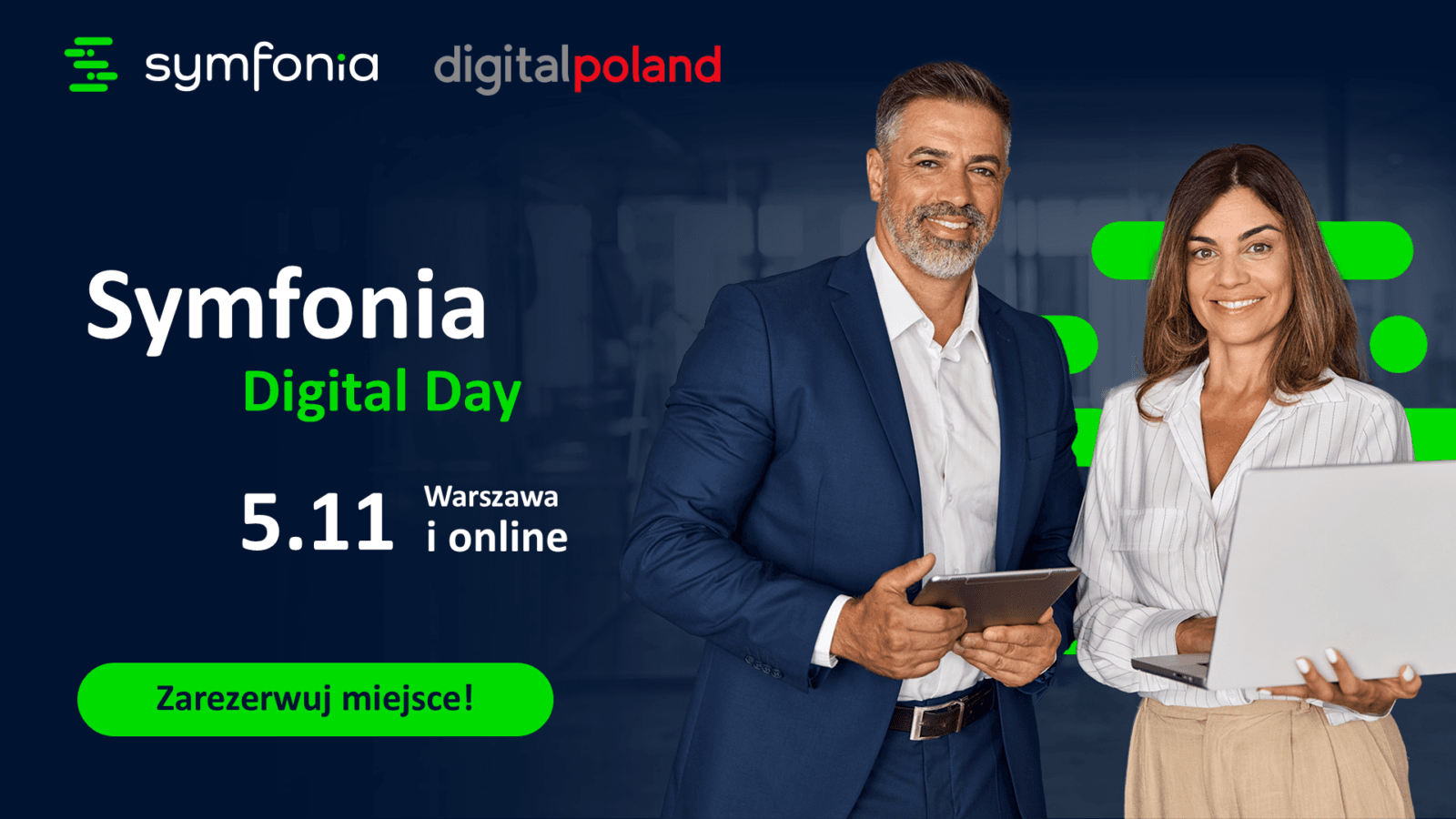 Ilustracja do notatki prasowej pt. "Symfonia Digital Day – konferencja biznesowa dla MŚP"
